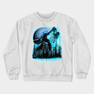 Howling wolf Crewneck Sweatshirt